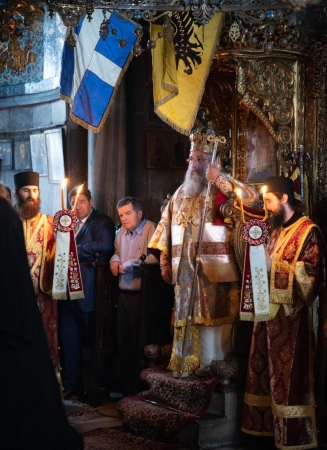 Μετάβασις του Σεβ. Αρχιεπισκόπου Κρήτης κ. κ. Ευγενίου στο Άγιο Όρος